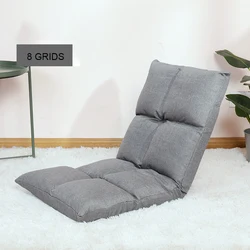 Sofá perezoso Tatami, cama con respaldo, silla encantadora para dormitorio de niña, ventana de Bahía individual, sofá pequeño, silla plegable
