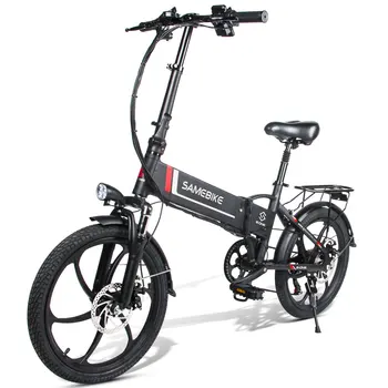 

[PL Direct] SAMEBIKE 7 Speed Moped 20LVXD30 10.4AH 48V 350W Electric Bike 20 inch E-bike 80km Mileage Folding Electric Bicycle