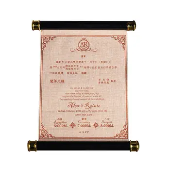 

Scroll Wedding Cards Wedding Invitation Card Scroll Wedding Cards Invitation