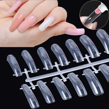

24pcs Quick Building False Nail Mold Finger Extension Mold UV Builder Poly Gel DIY Manicure Crystal Extension Nails Tool JI1020