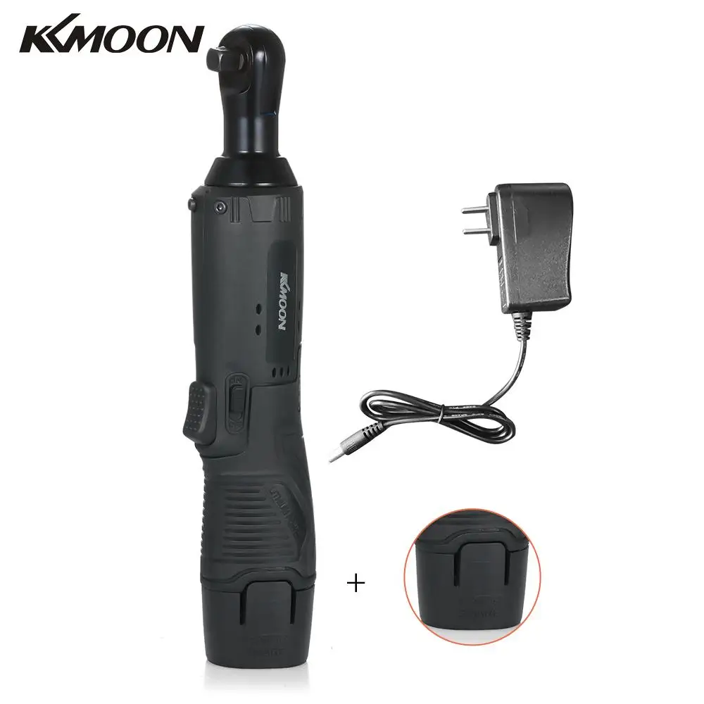 

KKmoon Lithium Battery Powered Electric Ratchet Wrench Ratchet Spanner Rechargeable Ratchets Cordless Ratchet Wrench