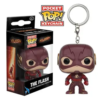

Funko Pop Pocket DC Comic Keychain Justice League The Flash Action Figure Toys
