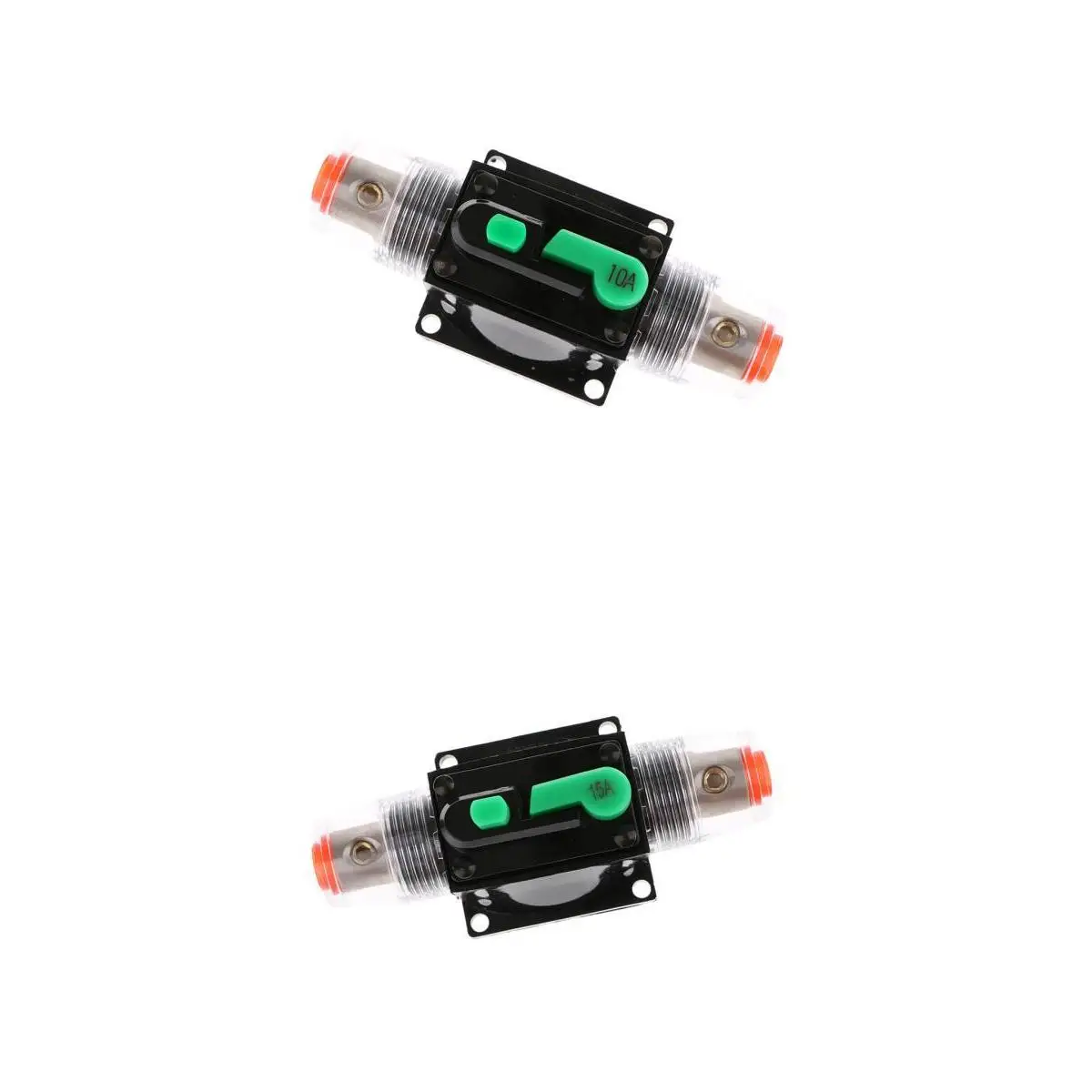 10AMP& 15AMP автоматического сброса автомат защити цепи, 12 V-32 V Авто Лодка аудио держатель предохранителя x 2 штуки в упаковке