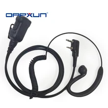 BaoFeng – écouteurs Big PTT, casque d'écoute, micro, tête K, pour séries UV5R