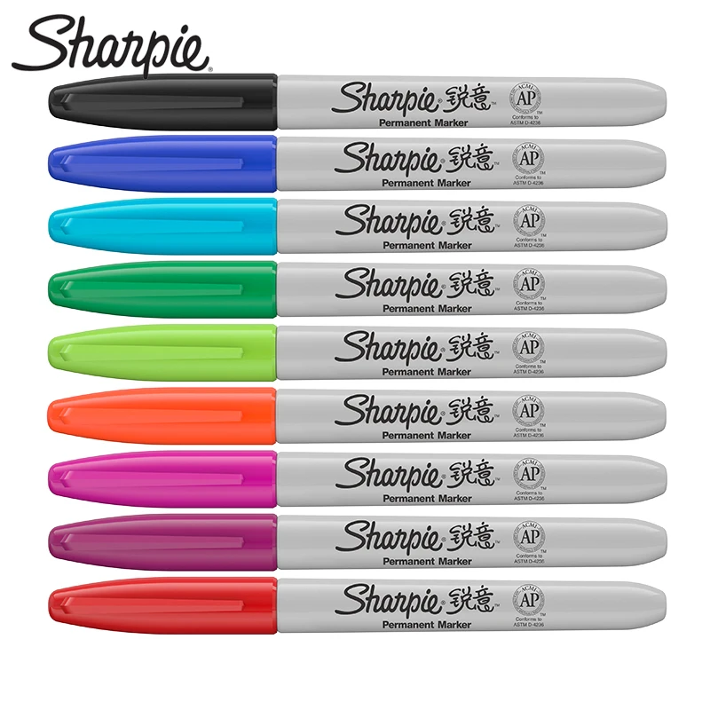 America Sharpie Colorful Golden Marker Pens Waterproof Oil Paint Pen