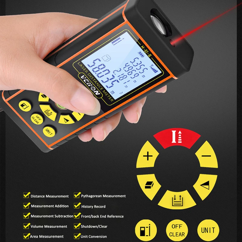 40m 60m 80m 100m 120m Laser Rangefinder Handheld Laser Distance Meter Laser Rangefinder Laser Tape Range Finder Diastimeter 40m 60m 80m 100m 120m Laser Rangefinder Handheld Laser Distance Meter Laser Rangefinder Laser Tape Range Finder Diastimeter
