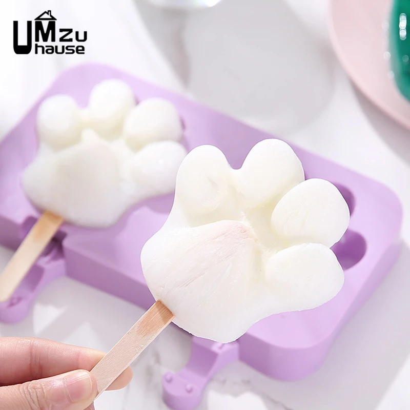 Форма для мороженого милый Медвежья Лапа кролик DIY изготовления фруктов
