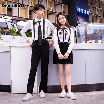 

2020 japanese jk sets school uniform girls sakura women novelty sailor suit uniforms top+tie+skirt JK Navy style Student clothes