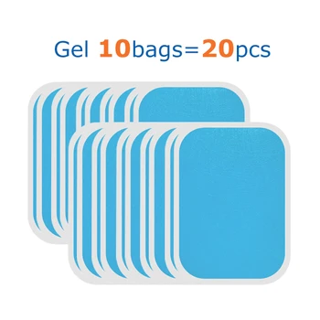

VOGUISH 20Pcs Replacement Gel Pads For EMS Trainer Weight Loss Abdominal Muscle Stimulator Exerciser Replacement Massage Gel