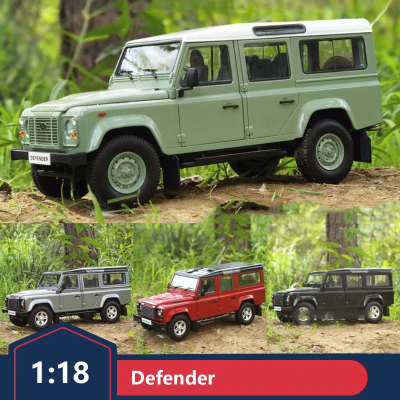 센추리 드래곤 1:18 랜드 로버 디펜더 110, 4 도어 오프로드 차량 시뮬레이션 합금 자동차 모델