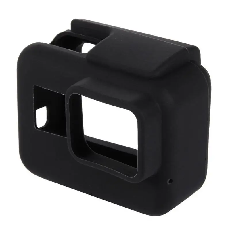 ABKT-PULUZ для Go Pro аксессуары, чехол для корпуса, силиконовый защитный чехол с боковой рамкой, крышка для объектива для GoPro HERO5 HERO 5