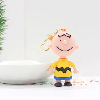 

Cartoon Dog Doll Key Chain Soft Rubber Animal Accessory Car Key Chains Student Child Birthday Toy Pendant Key Ring