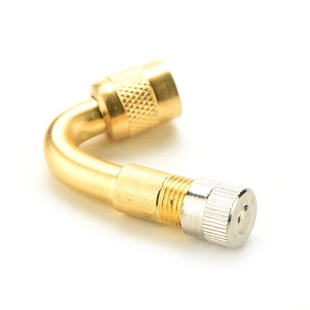 

45 Degree Brass Air Tyre Extension Valve Motorcycle Car Truck Bicycle Scooter Wheels Rims & Accessories