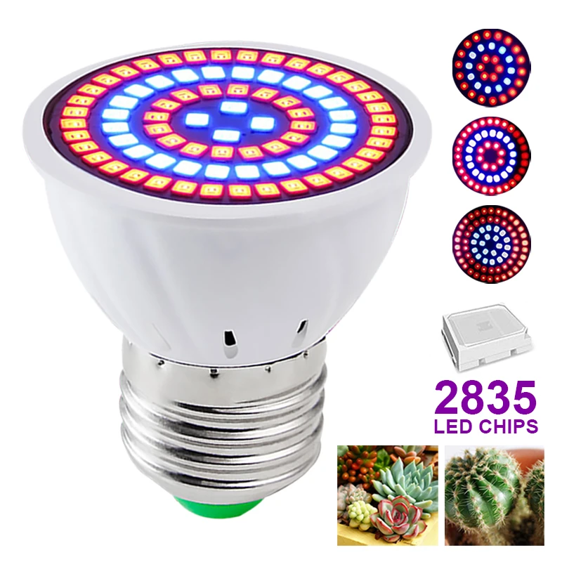 

E27 Led Grow Light Full Spectrum Phytolamp For Plant Lamp Grow Tent Lights Bulb Grow Lamp Indoor Lighting Hydroponic Greenhouse
