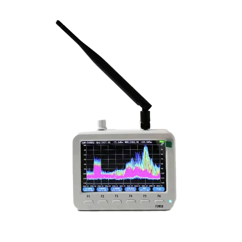 Новый 5 0 дюймов ЖК дисплей Дисплей XT 127 2 7 GHz ручной анализатор спектра сигнала прибор для измерения частоты 10