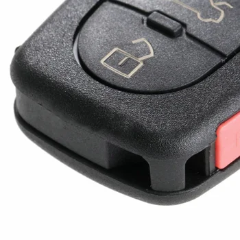 

3+1Button Remote Car Folding Key Entry Fob Case Shell With Blade For TT S4 A4 A6 Brand New And High Quality