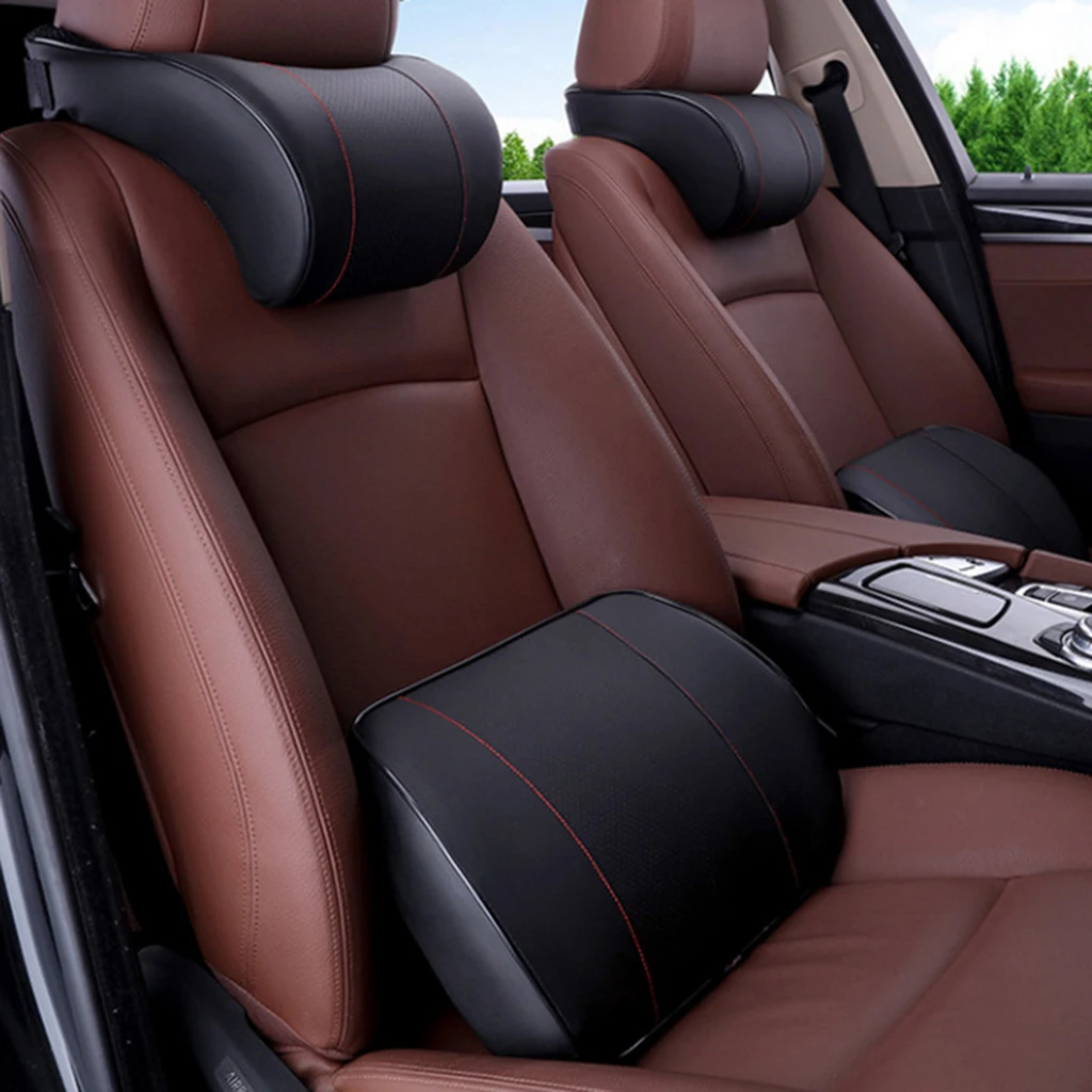 Soft Memory Foam Lumbar Support Back Massager Waist Cushion Pillow For Chairs in the Car Seat Pillows Home Office Relieve Pain