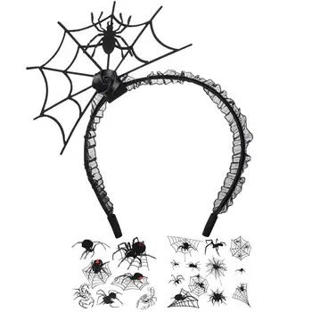 

Niceauty 1PC Spider Net Dark Style Party Halloween Hair Accessories