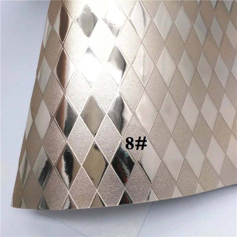 8 Glitterwishcome 21X29 см A4 размер винил для бантов металлик Алмаз синтетическая кожа, искусственная кожа листы для бантов, GM578B - Цвет: 8