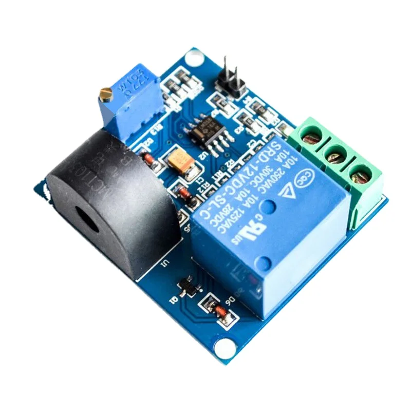 

AC Current Detection Sensor Module12V Relay Protection Module 5A Over-Current Overcurrent Protection Switch Output