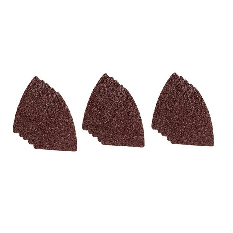 100Pcs Multi Tool Finger Sander Pad Sanding Sheets Oscillating Paper 60-240 Grit 100Pcs Multi Tool Finger Sander Pad Sanding Sheets Oscillating Paper 60-240 Grit