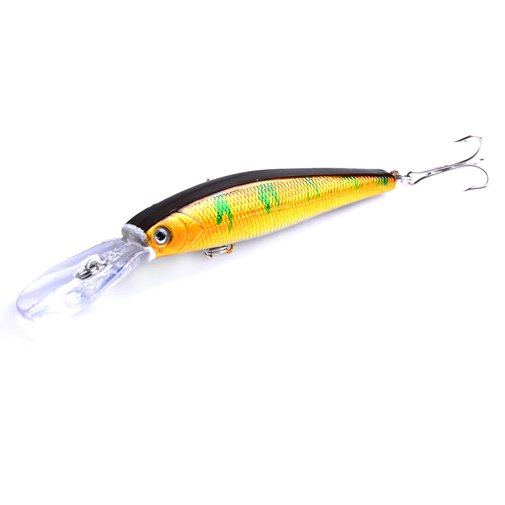 Japão Duro Isca Laser Minnow Pesca Gancho Peixe Wobbler Crankbait Enfrentar Iscas Artificiais 40 Pçs 12.5cm 13.6g 3 Cheap Iscas artificiais