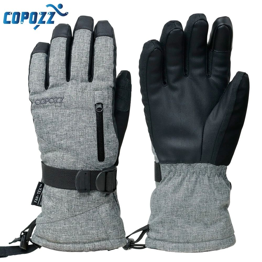 Color : Blue Ski Gloves Winter Warm Gloves Motorcycle Gloves Outdoor Windproof Five-Finger Ski Gloves Gloves for Motorcycle Ridding Gloves Winter Warm Gloves,Waterproof Snowboard Gloves,BRE