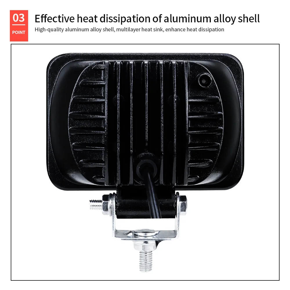 DXZ 1 шт. 4 дюйма 26 светодиодный рабочий светильник 9 в 30 в точечный 78 Вт светодиодный налобный светильник для внедорожника грузовика трактора лодки СВЕТОДИОДНЫЙ луч для автомобиля светильник s