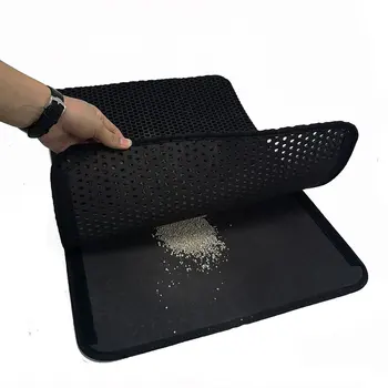 

Pet Cat Litter Pad Eva Double Cat Litter Catch Pad Waterproof Pet Mat Bottom Non-Slip Pet Pad Pet Supplies