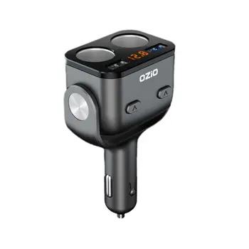 オートバイボートの充電器アルミ防水ダブルQC3.0 usbソケット高速充電ステーションledデジタル電圧計