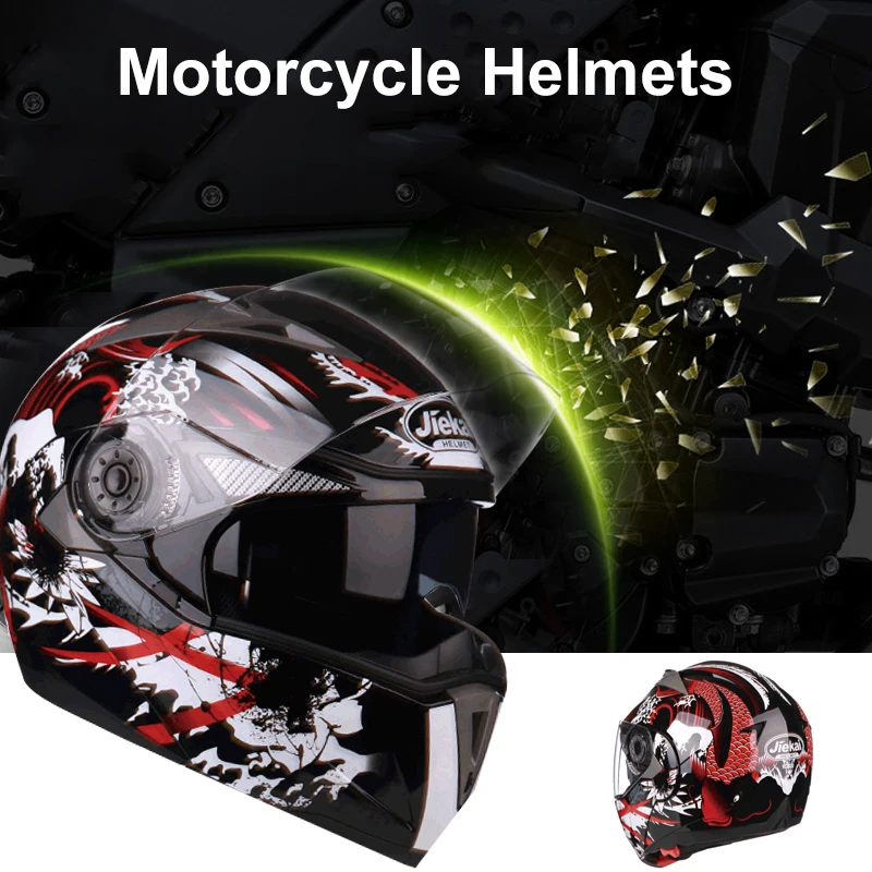 Racing Motorcycle Helmet Craniacea Anti-Vibration Durable Safety Hat for Bike