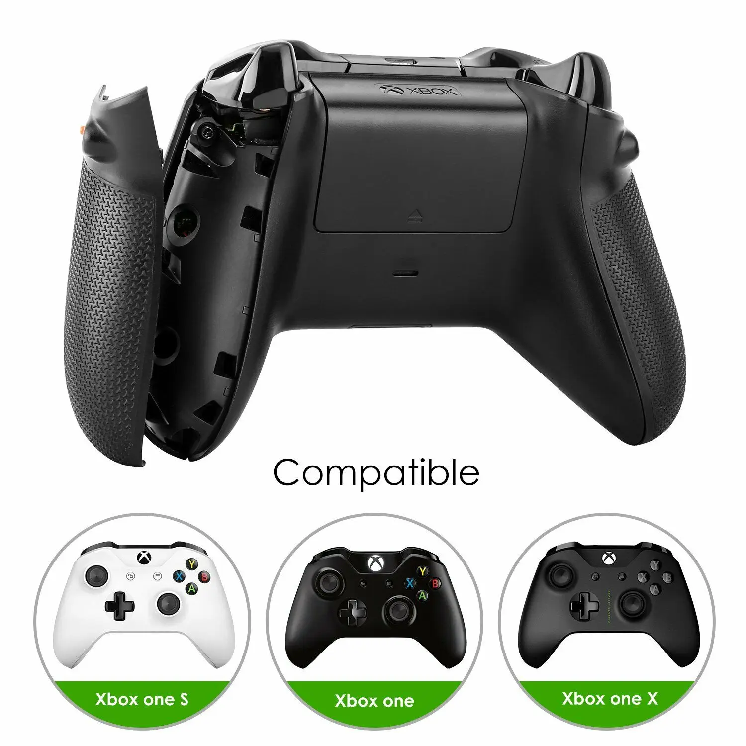 Триггеры на геймпаде. Контроллер Xbox one x Trigger Grips. Xbox one триггерный ручки. Геймпад Xbox one s. Геймпад Xbox one s черный.