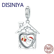 925 пробы серебряная подвеска, кулон для Для женщин 925 браслет-змейка плавучий док Новогодняя Коллекция подарков ZZSCC471357