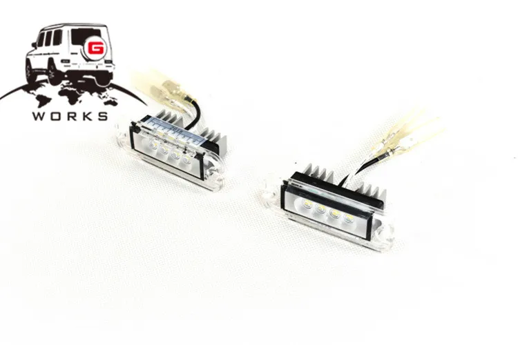 G класса W463 номерной знак светодиодный светильник для G класса W463 G63 G65 номерной знак светодиодный светильник 90-18y