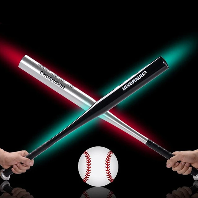 Bate de béisbol multiusos, palo de aluminio de aleación de Metal, equipo de  autodefensa de seguridad, 64 cm - AliExpress