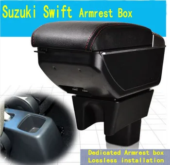 

Centre Console Storage Box For Suzuki Swift 2005-2019 Armrest Arm Rest Rotatable Car accessories