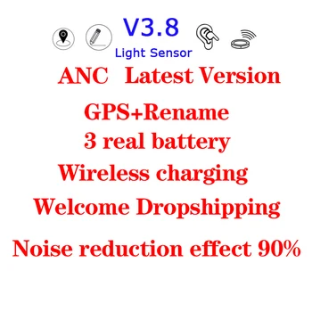 

[Noise Cancelling+Transparency]air pro 3 tws Wireless Bluetooth earphones V3.8 Airoha1552U chip PK i9000 i90000 PRO MAX TWS