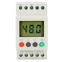 Voltage Protector Relay SVR1000 Single Phase Din Rail Over-Voltage Under-Voltage Protection Relay LED Display ad78s electrical relay used for protection relay over current relay overload relay