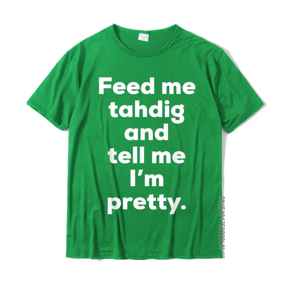 Casual Normal Printed On Short Sleeve April FOOL DAY Tops Shirts New Design Crewneck All Cotton Tops Tees Youth Top T-shirts Funny Tahdig Persian Food Iran Iranian Foodie Gift T-Shirt__27546 green