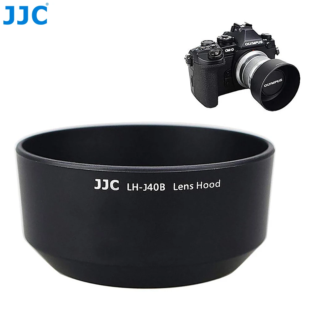 

JJC LH-J40B 45mm Camera Lens Hood For Olympus M.ZUIKO DIGITAL 45mm f/1.8 black version lens