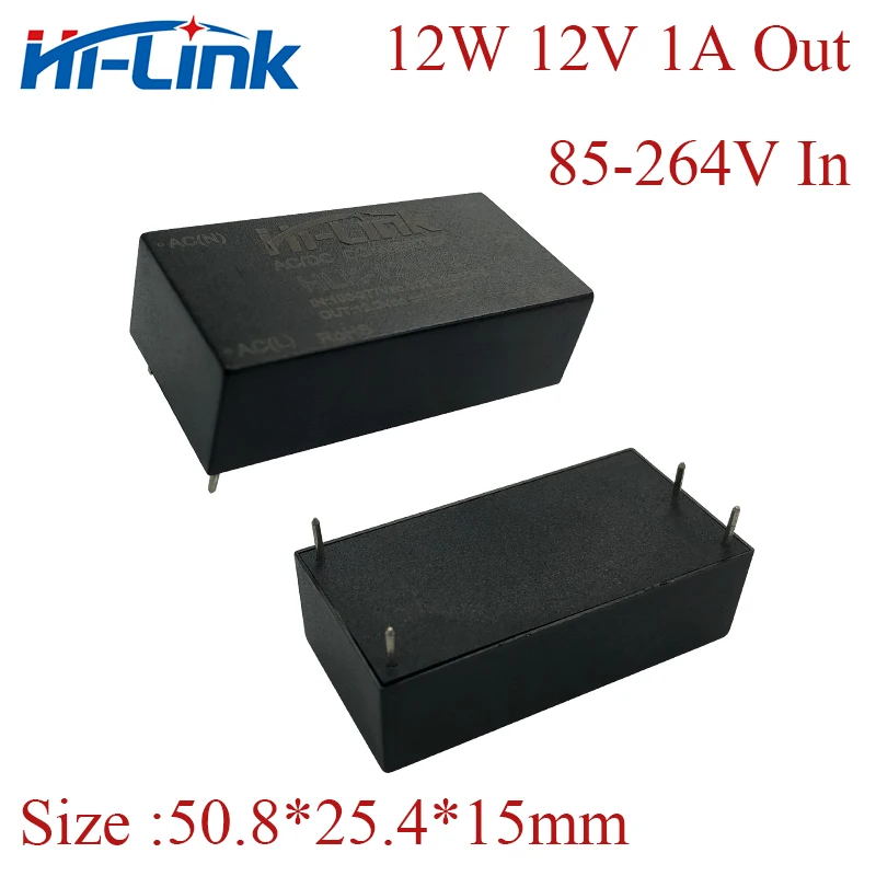 Hi-Link 12W 12V 1A output intelligent AC DC power module HLK-12M12 supply power module Manufacturer