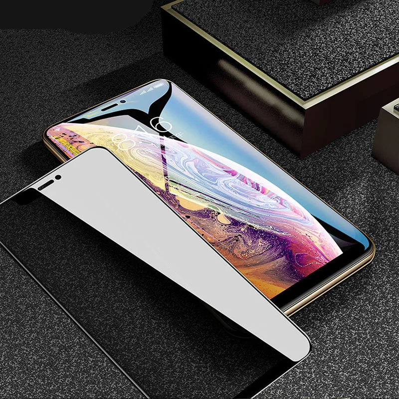 9HD Full Cover Private Screen Protector For iPhone 11 Pro X XS MAX XR 7 8 Pluse 6 6S Anti-spy Tempered Glass Soft Edage Glass