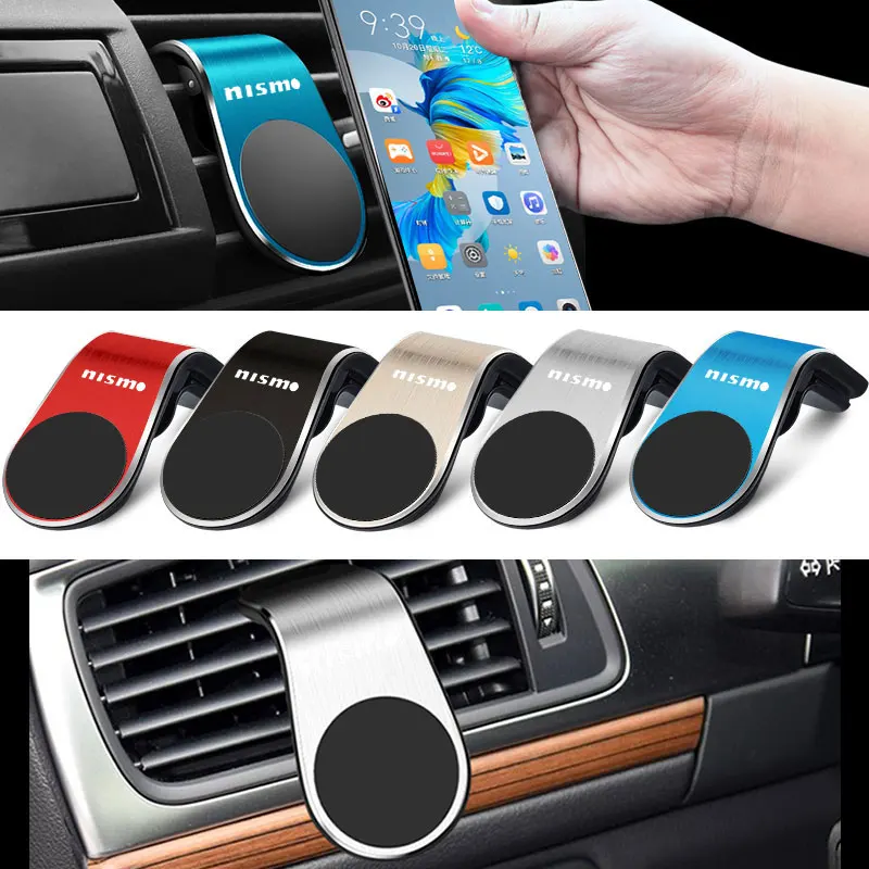 1pcs Car Phone Holder L Type Air Vent Clip Stand Car accessories For Subaru Forester impreza Outback Legacy Tribecacar WRC XV