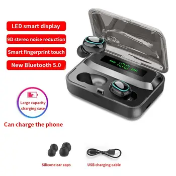 

A2 TWS 5.0 Touch Bluetooth Earphone 1800MAH Case for Mobile Charging IPX5 Waterproof Earset LED Digital Display Wireless Earbuds
