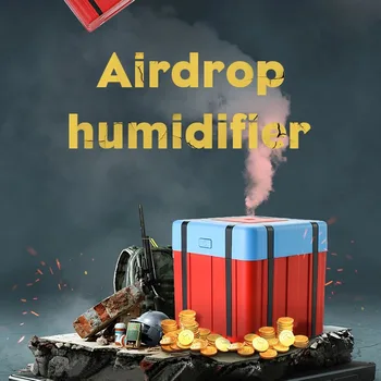 

PUBG Airdrop Box Air Humidifier Aroma Diffuser Mini USB Ultrasonic Mist Maker Home Office Desktop Airdrop Bag Humidifier gift