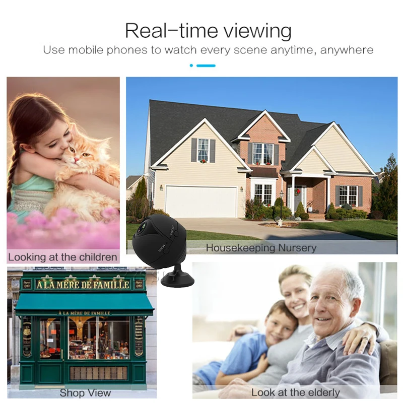 Новая миниатюрная Wi Fi камера 1080P потайная экшн IP видеокамера Беспроводная