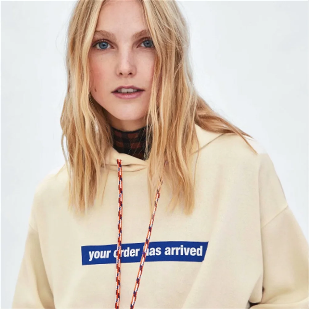 ZA Hoody Новая модная Осенняя шляпа с капюшоном богемные женские одноцветные фантазийные худи с поясом Дикие повседневные худи