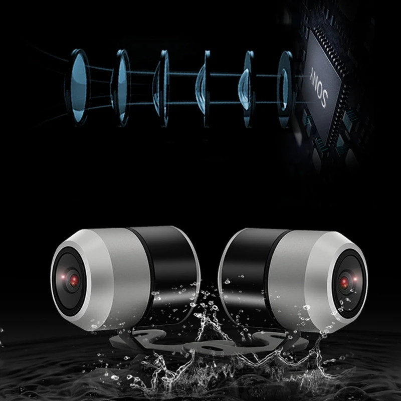  HD Vorne und Hinten 1080P Objektiv mit Wifi Motorrad Lokomotive Fahren Recorder GPS Fahren Recorder