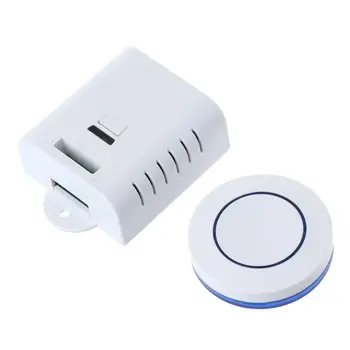 

1Set 1Set AC85-250V LED Light Gate Garage Switch Relay Output Waterproof Wireless RF Radio Receiver Transmitter Module with 1CH