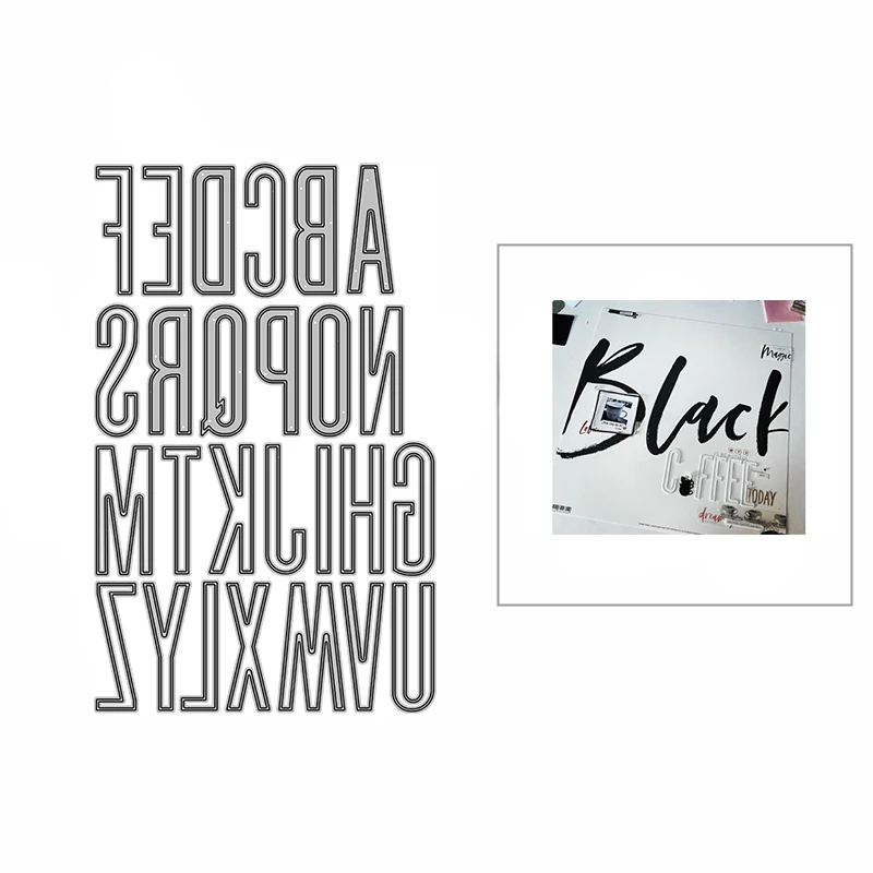 

Новинка 2021, тонкий Алфавит ABCs, металлические Вырубные штампы для рукоделия, изготовление букв, поздравительная открытка и скрапбукинг, бумага, набор без штампов